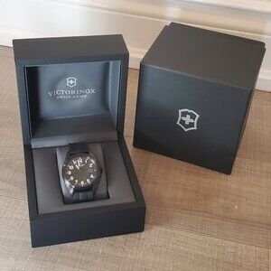 Victorinox Swiss Army Garrison Quartz Black Dial Men's Watch